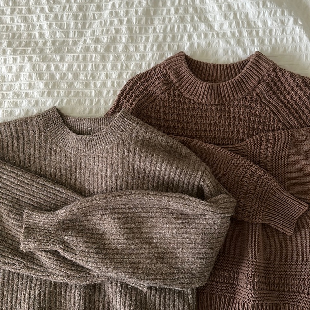 Pair of Brown Sweaters (Universal Thread & HM)